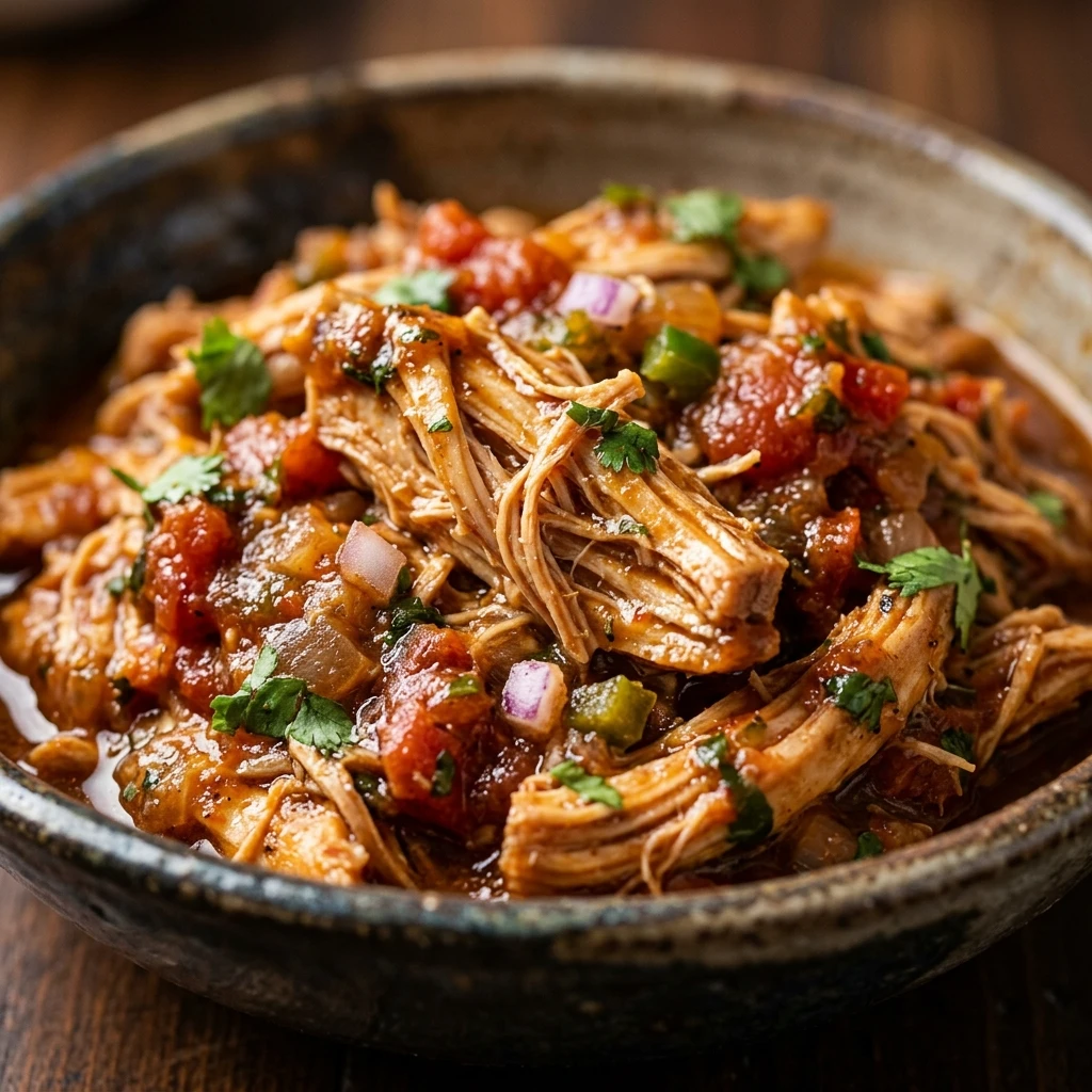 Crockpot Salsa Chicken