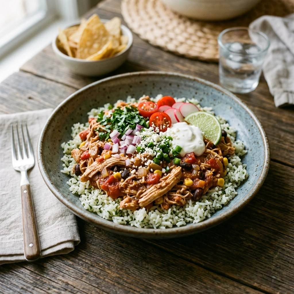 Crockpot Salsa Chicken