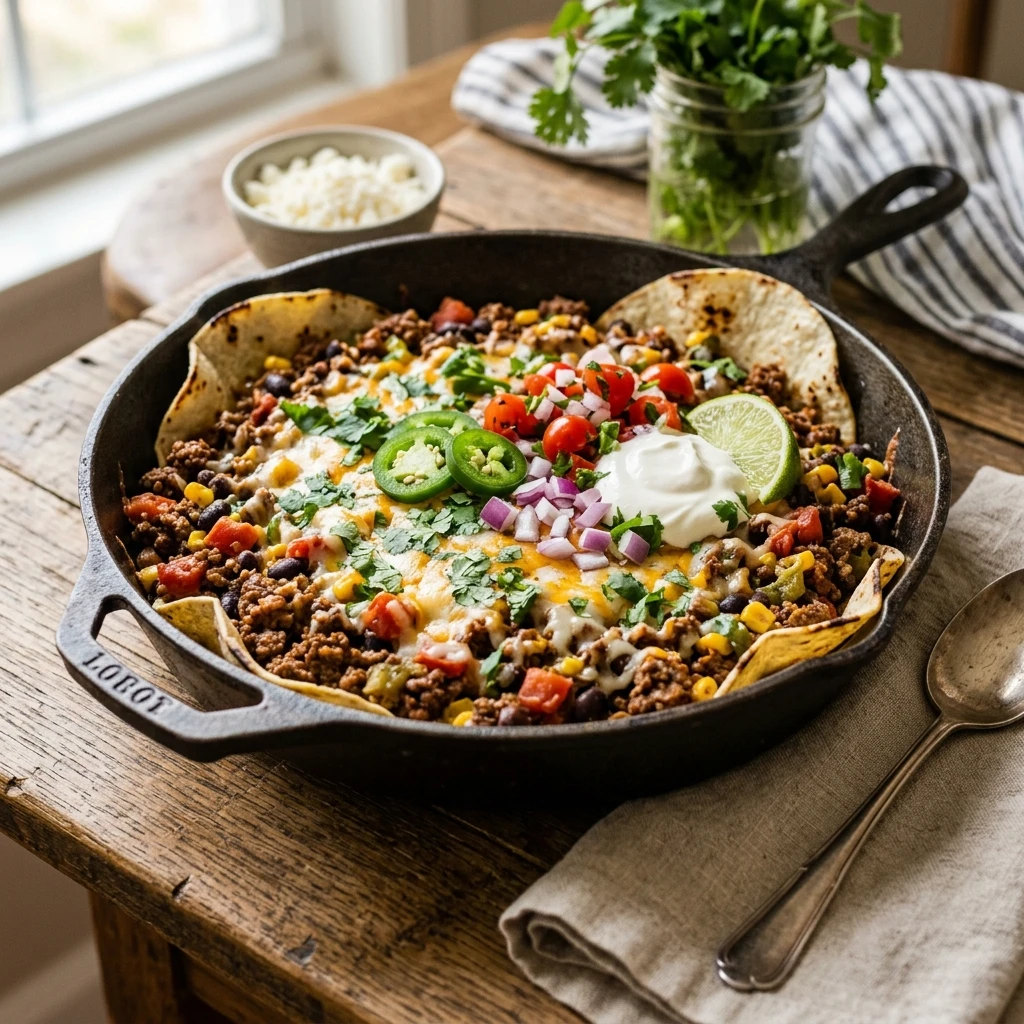 Ground Beef Taco Skillet
