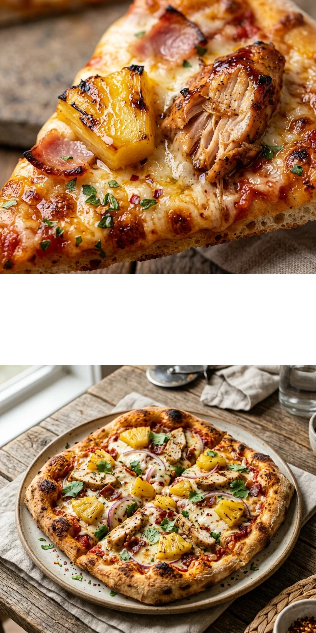 Hawaiian Chicken Pizza