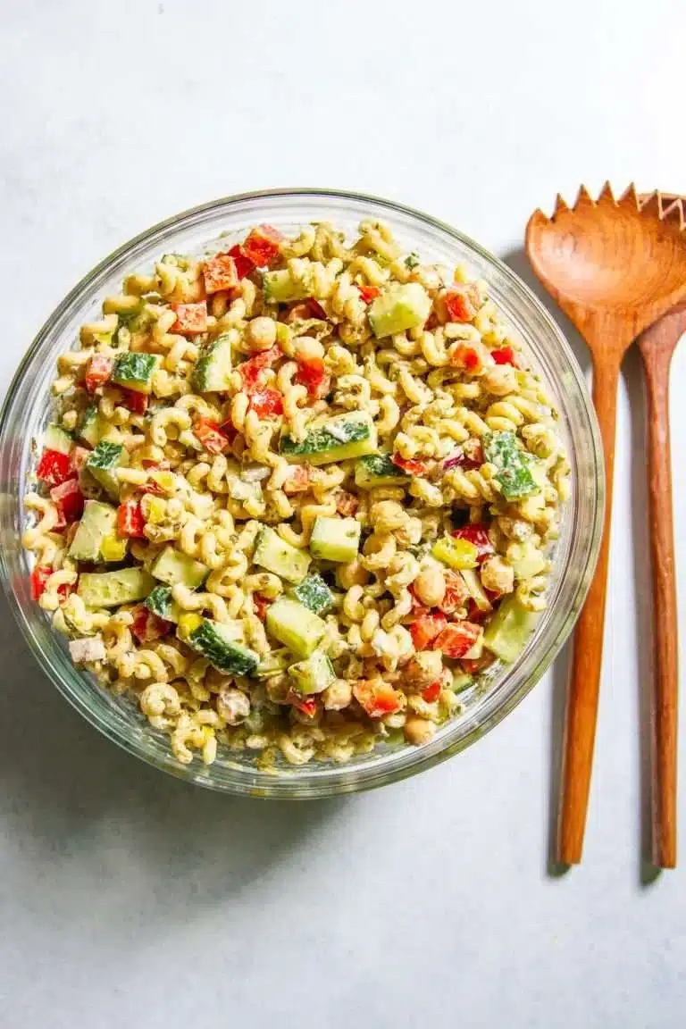 High Protein Pasta Salad