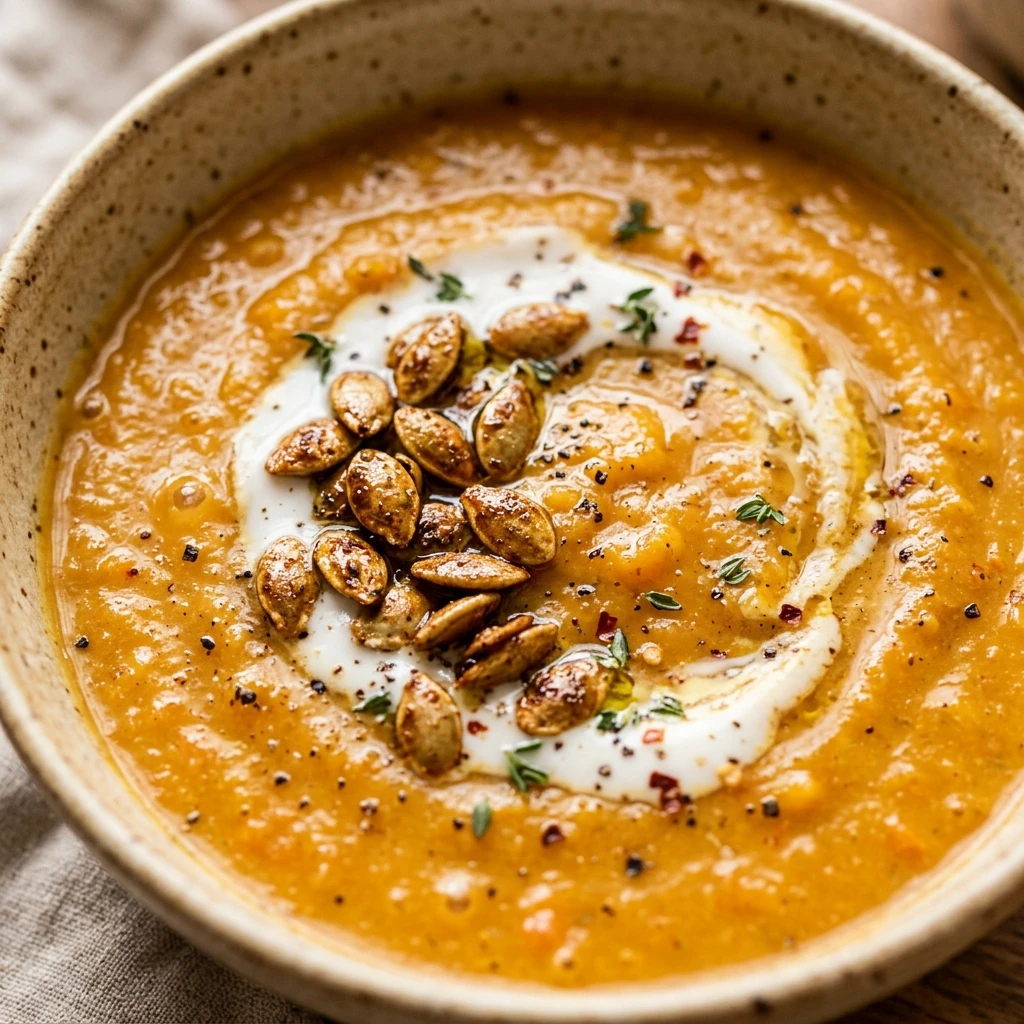 high protein pumpkin soup