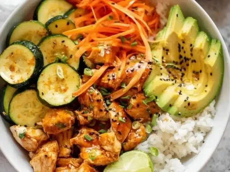 Hot Honey Chicken Bowls