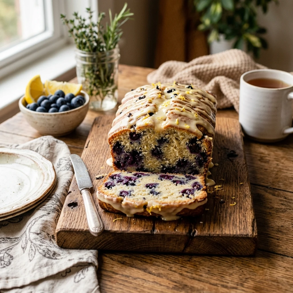 lemon blueberry bread