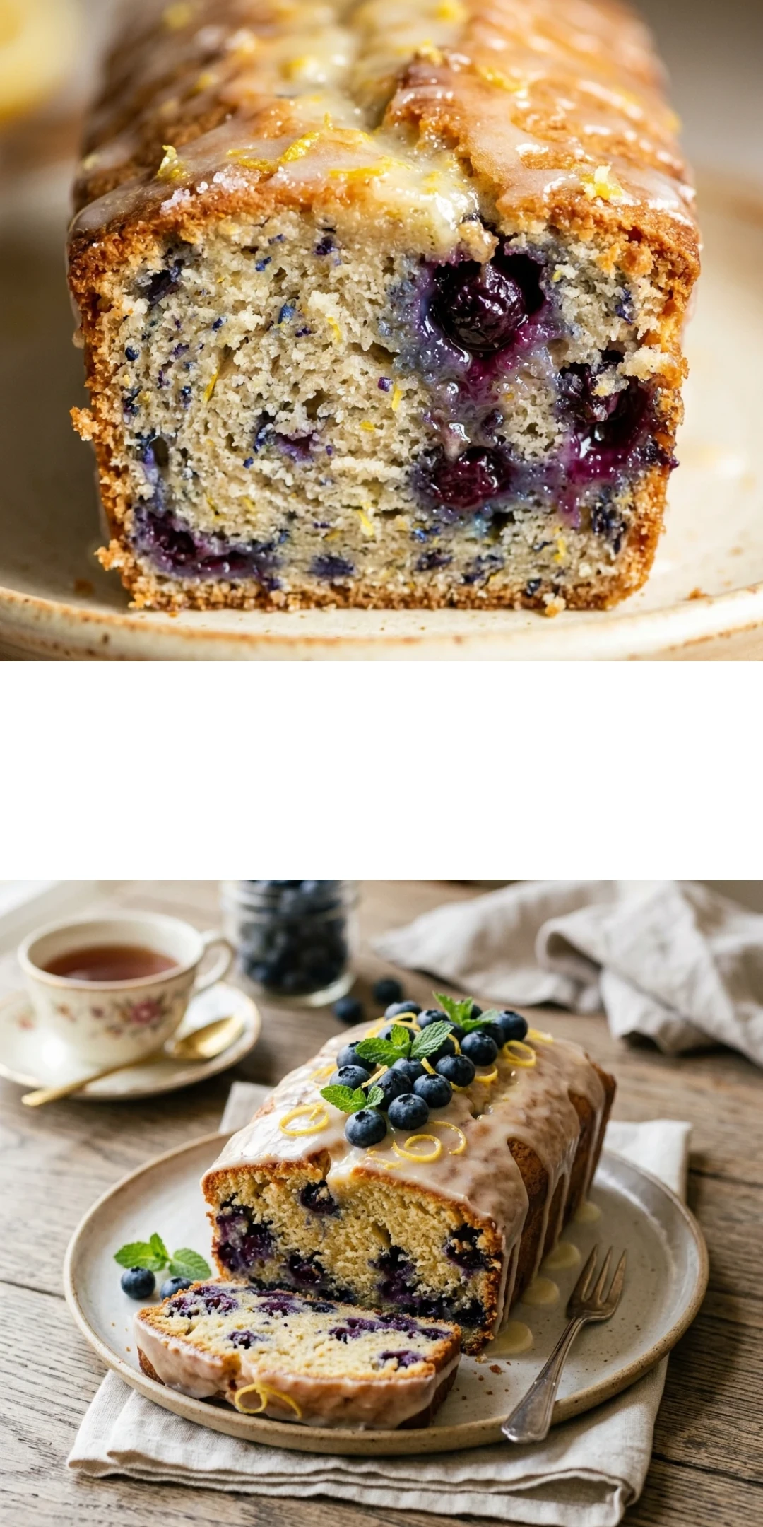 Lemon Blueberry Loaf Cake