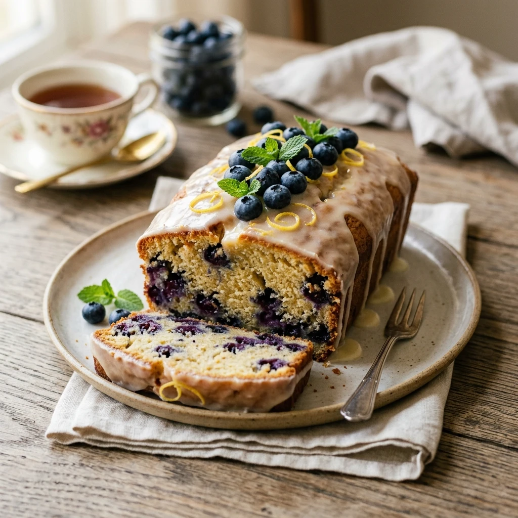 Lemon Blueberry Loaf Cake