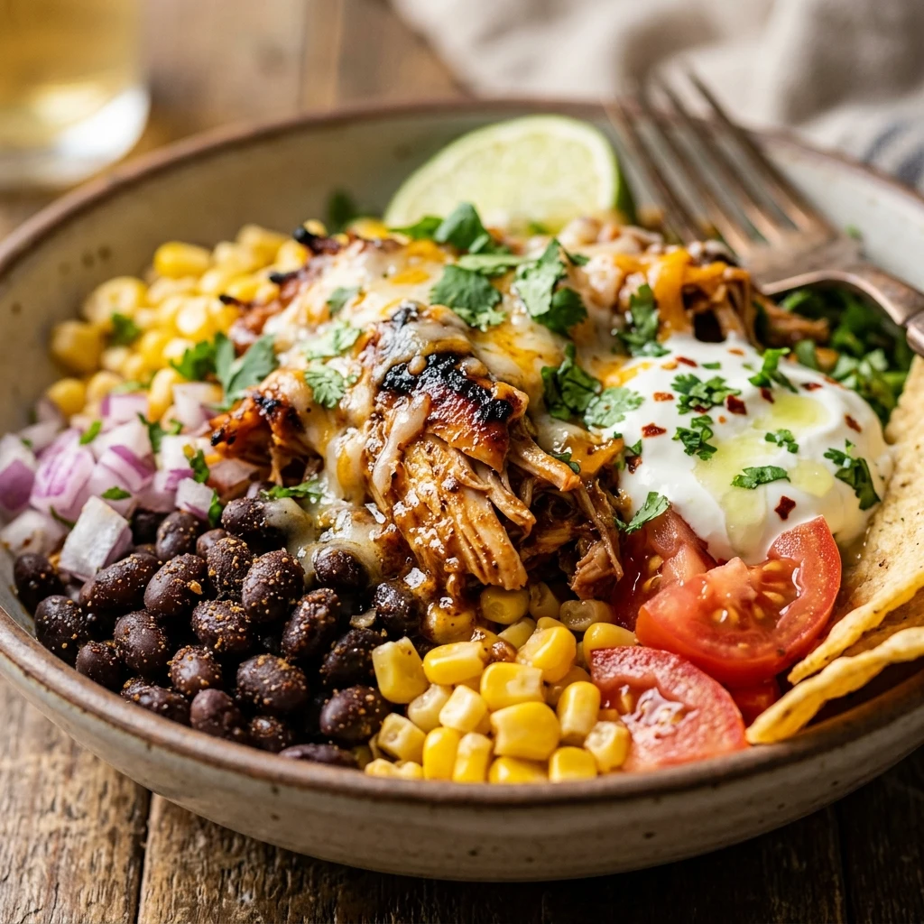 Loaded Chicken Taco Bowls