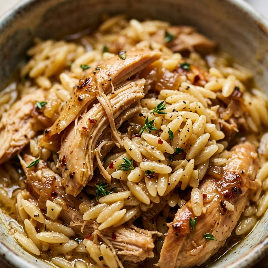 one pot chicken orzo
