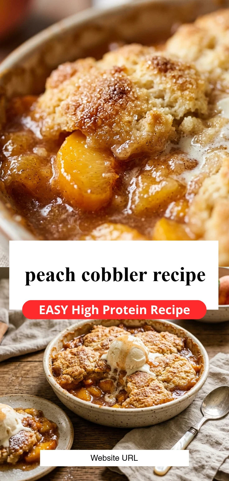 peach cobbler recipe