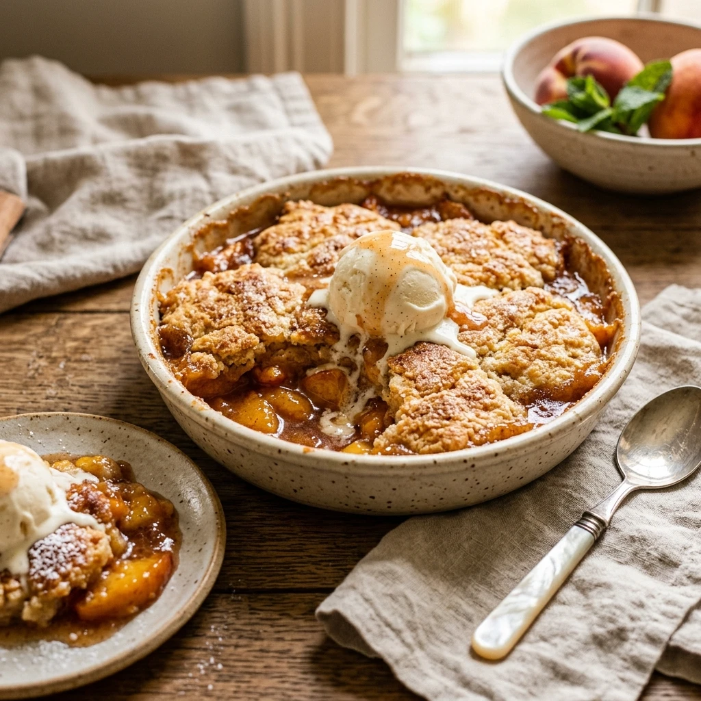 peach cobbler recipe