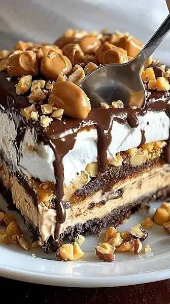 Peanut Butter Crunch Lasagna