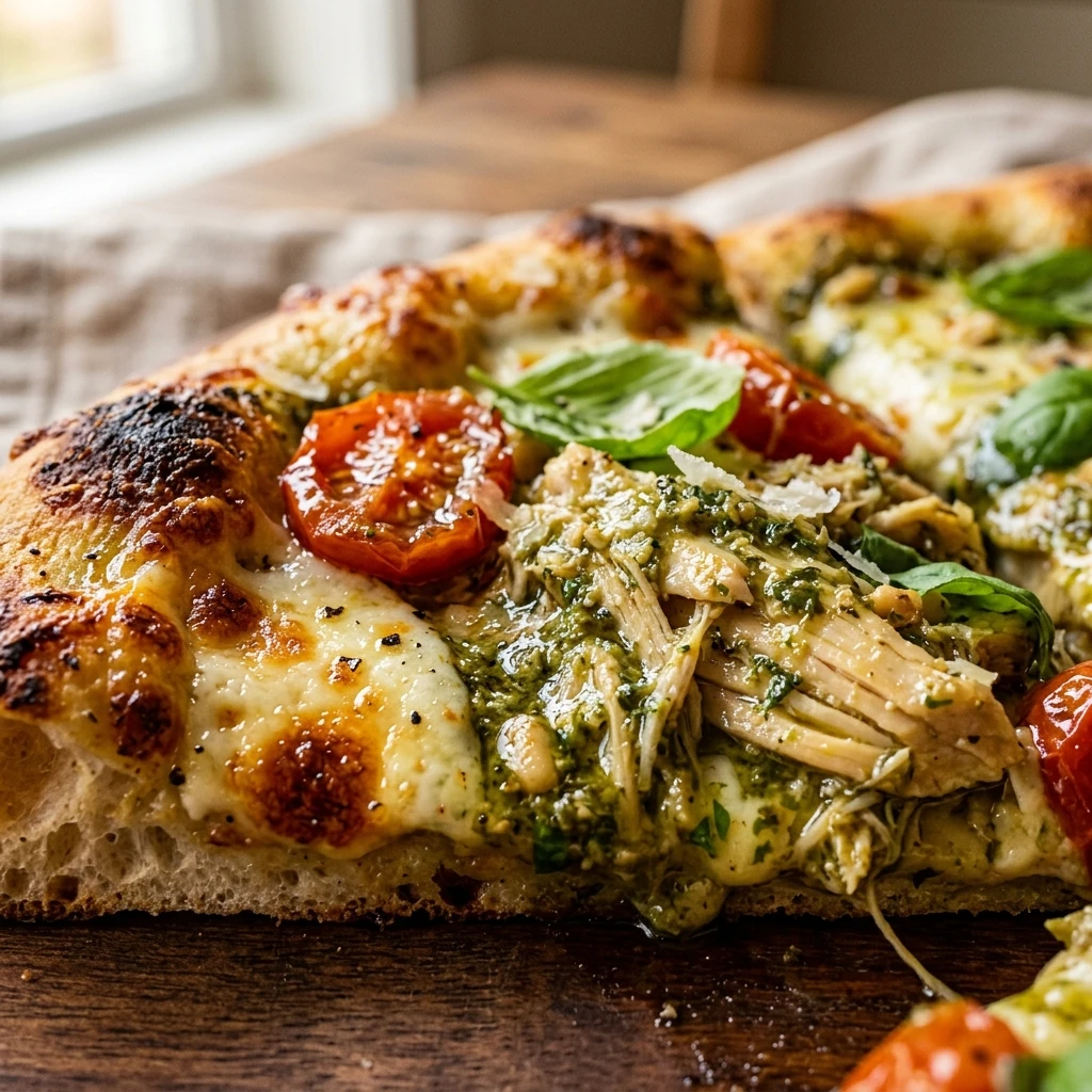 Pesto Chicken Pizza