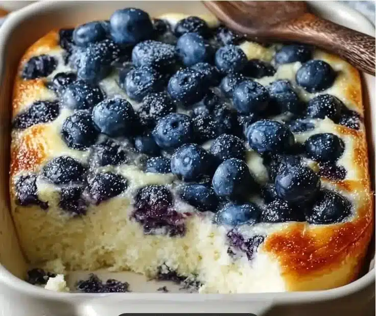 Protein-Powered Blueberry Cottage Cheese Breakfast Bake