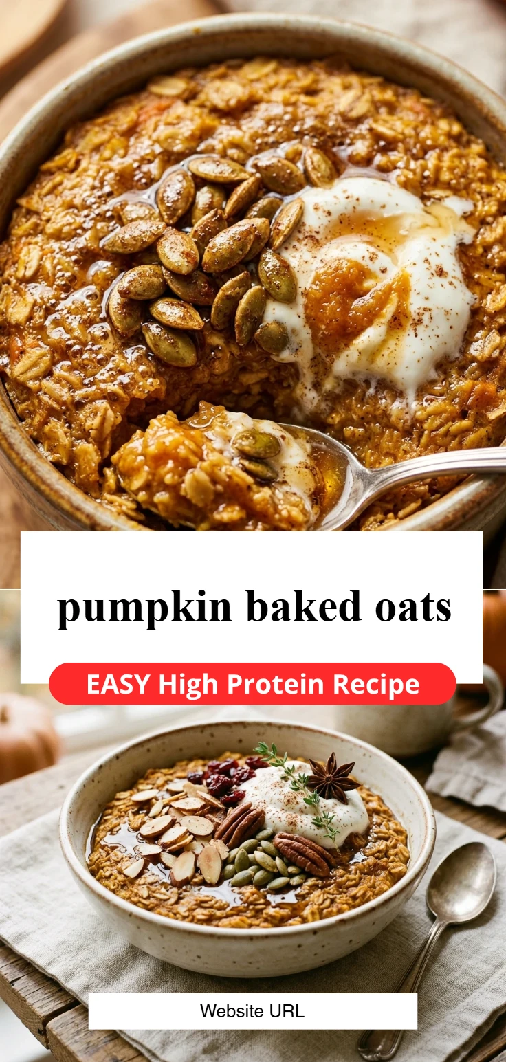 pumpkin baked oats