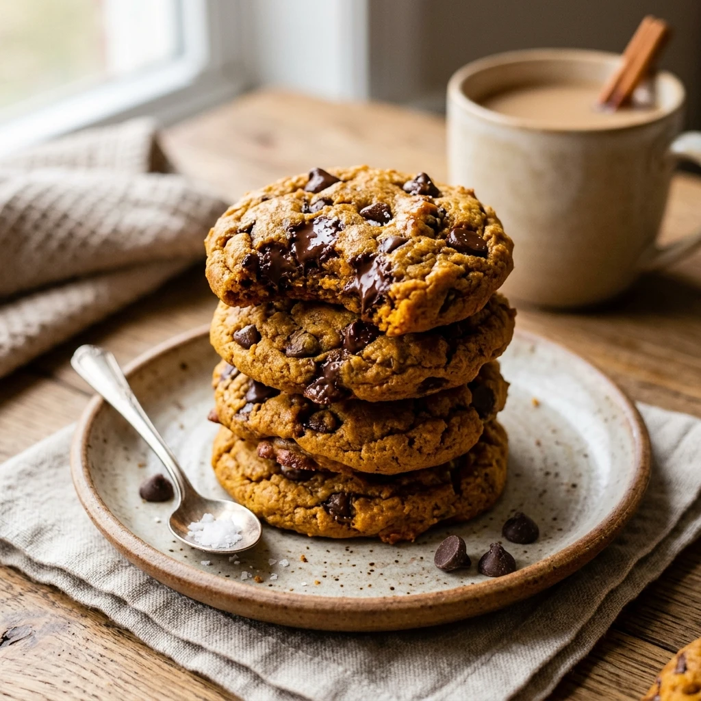 pumpkin chocolate chip cookies