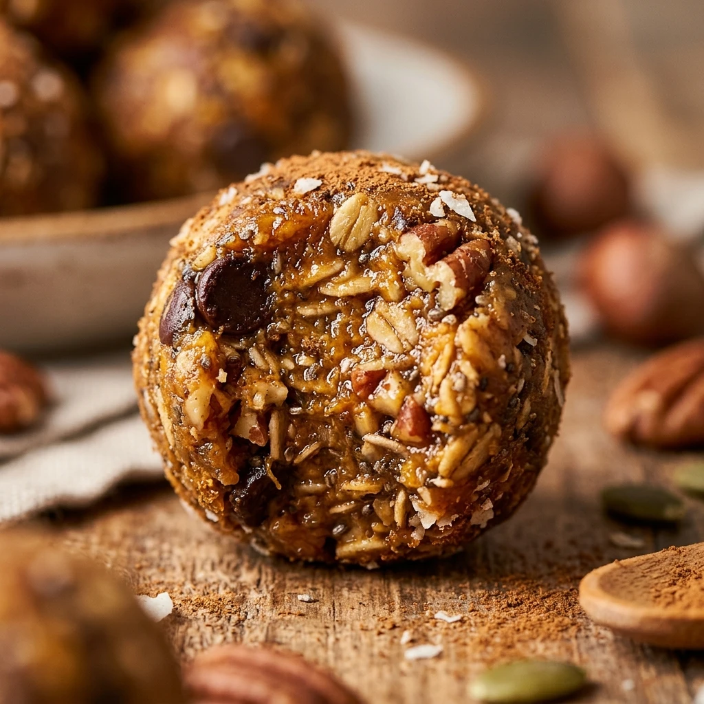 pumpkin energy balls