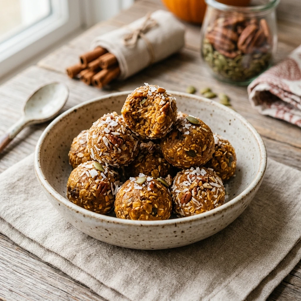 pumpkin energy balls