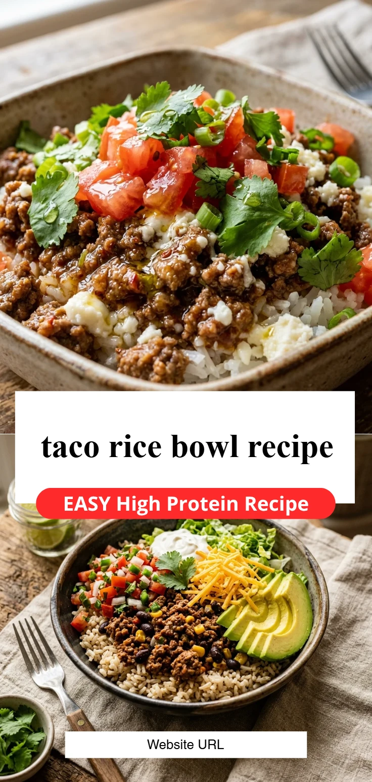 taco rice bowl recipe