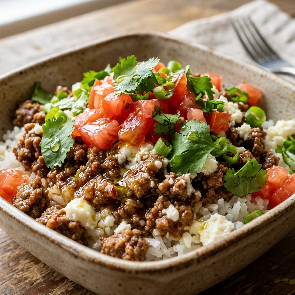 taco rice bowl recipe
