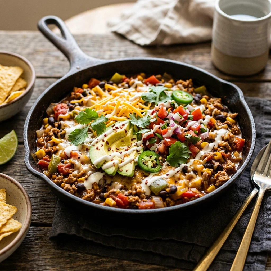 turkey taco skillet