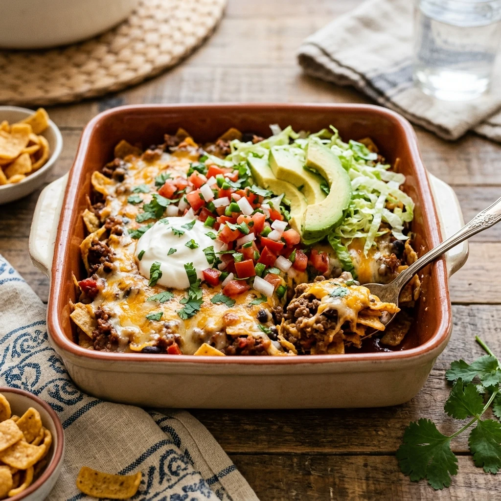 Walking Taco Casserole