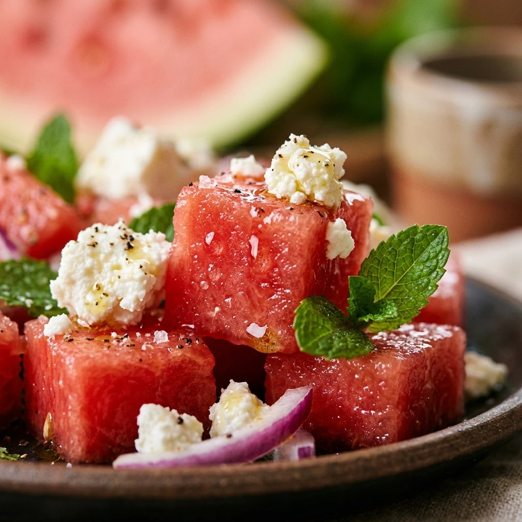watermelon feta salad