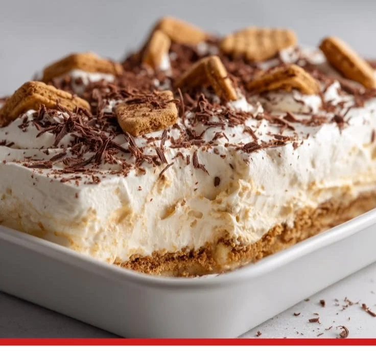 Delicious creamy no-bake coffee dessert served in a glass with coffee beans