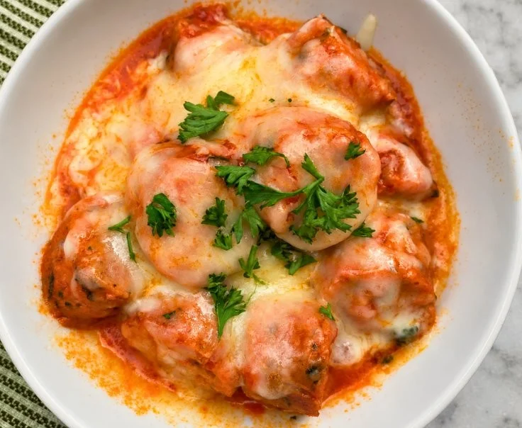 Delicious 5-minute keto meatballs served as a low carb lunch option