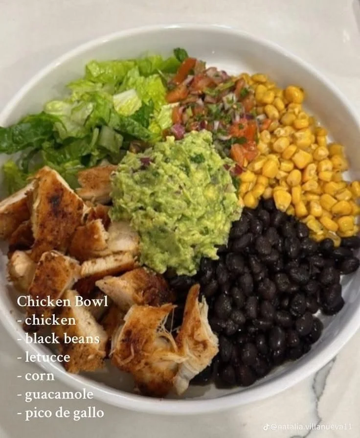 Delicious Chicken Bowl with fresh ingredients and vibrant colors.