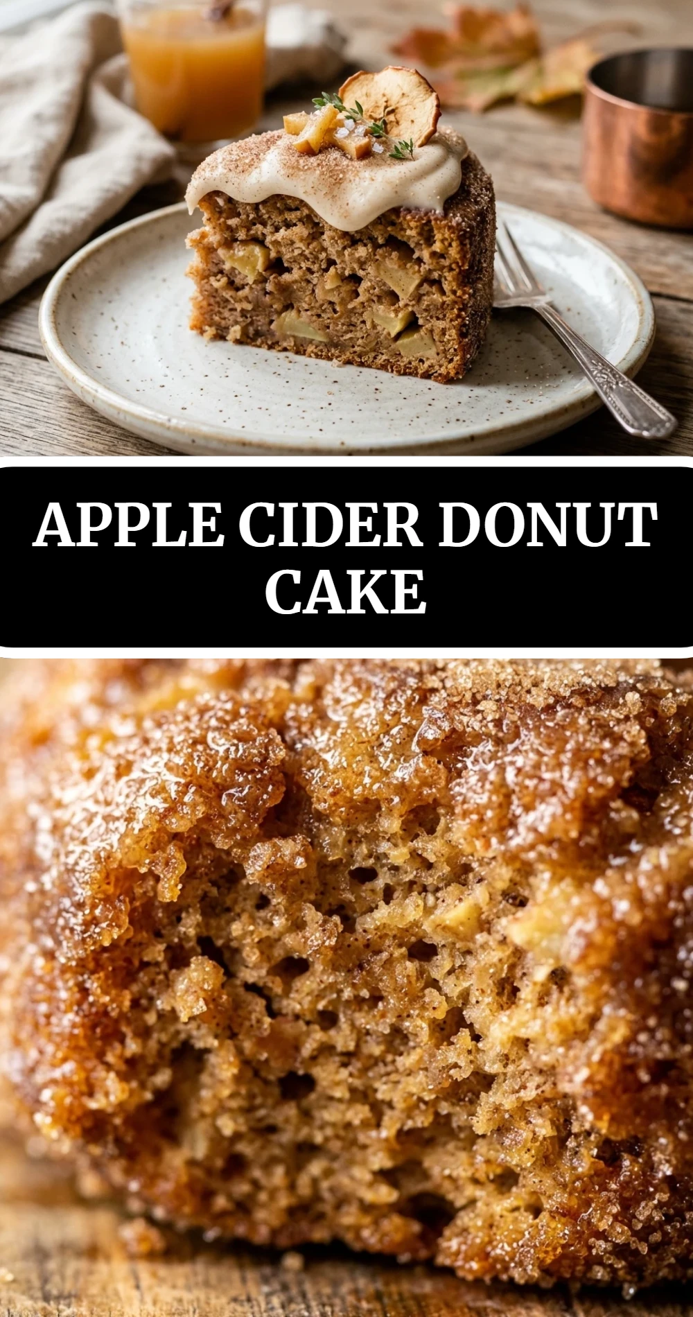 apple cider donut cake