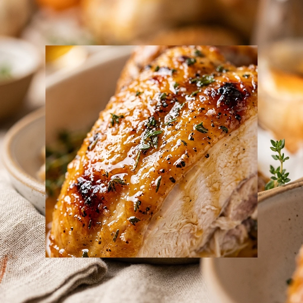 Apple Cider Glazed Turkey Breast for Small Thanksgiving
