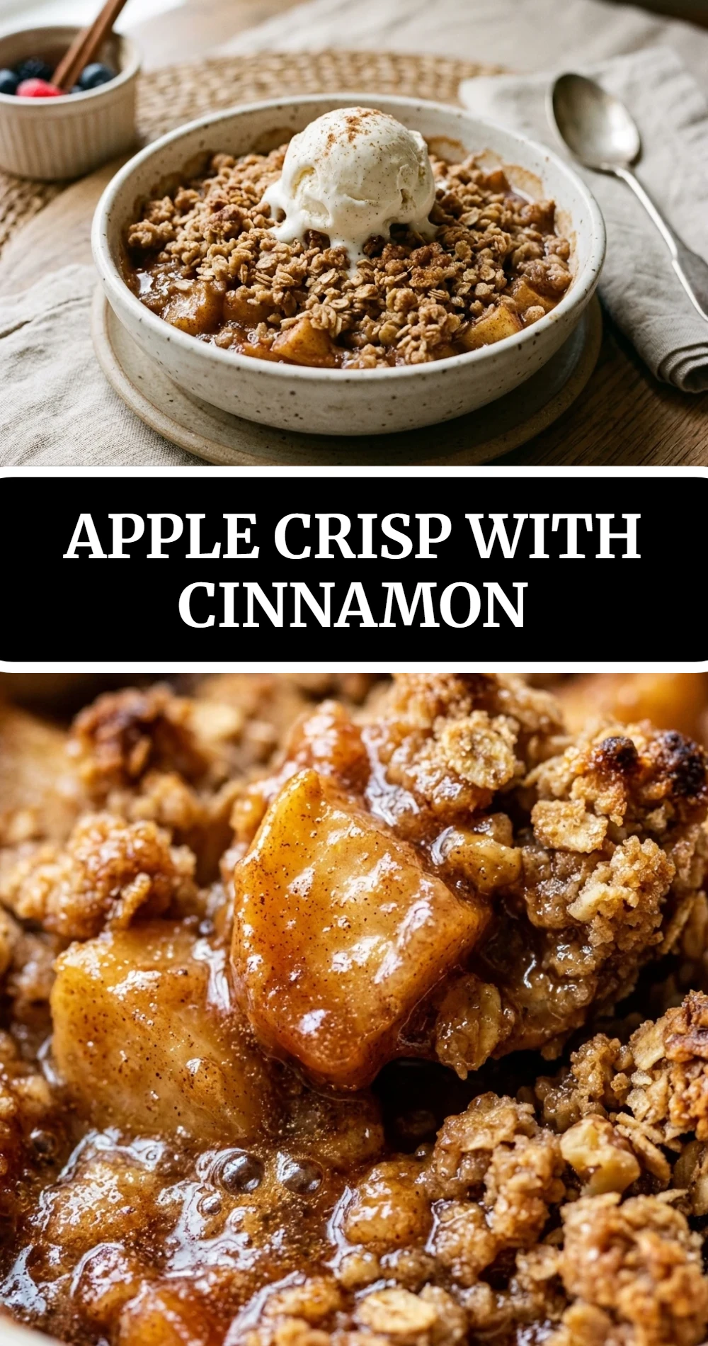 Apple Crisp with Cinnamon
