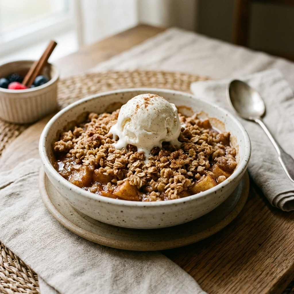 Apple Crisp with Cinnamon