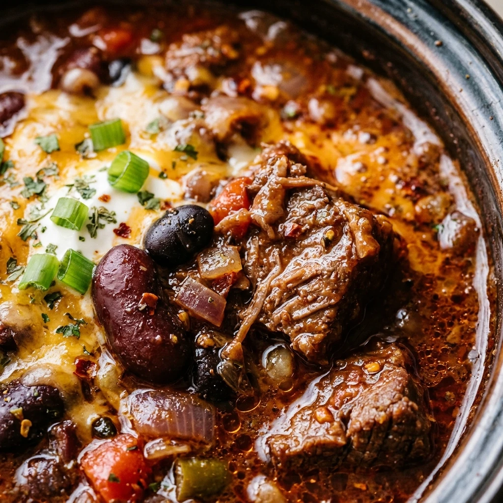 Award Winning Beef Chili Crockpot