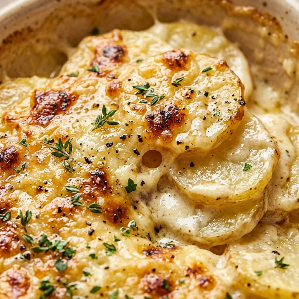Cheesy Scalloped Potatoes Casserole