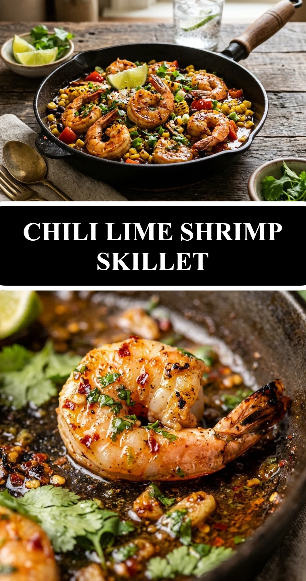 Chili Lime Shrimp Skillet
