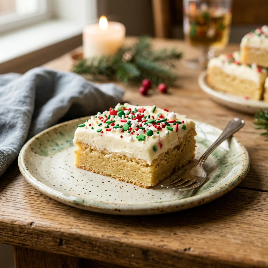 christmas sugar cookie bars
