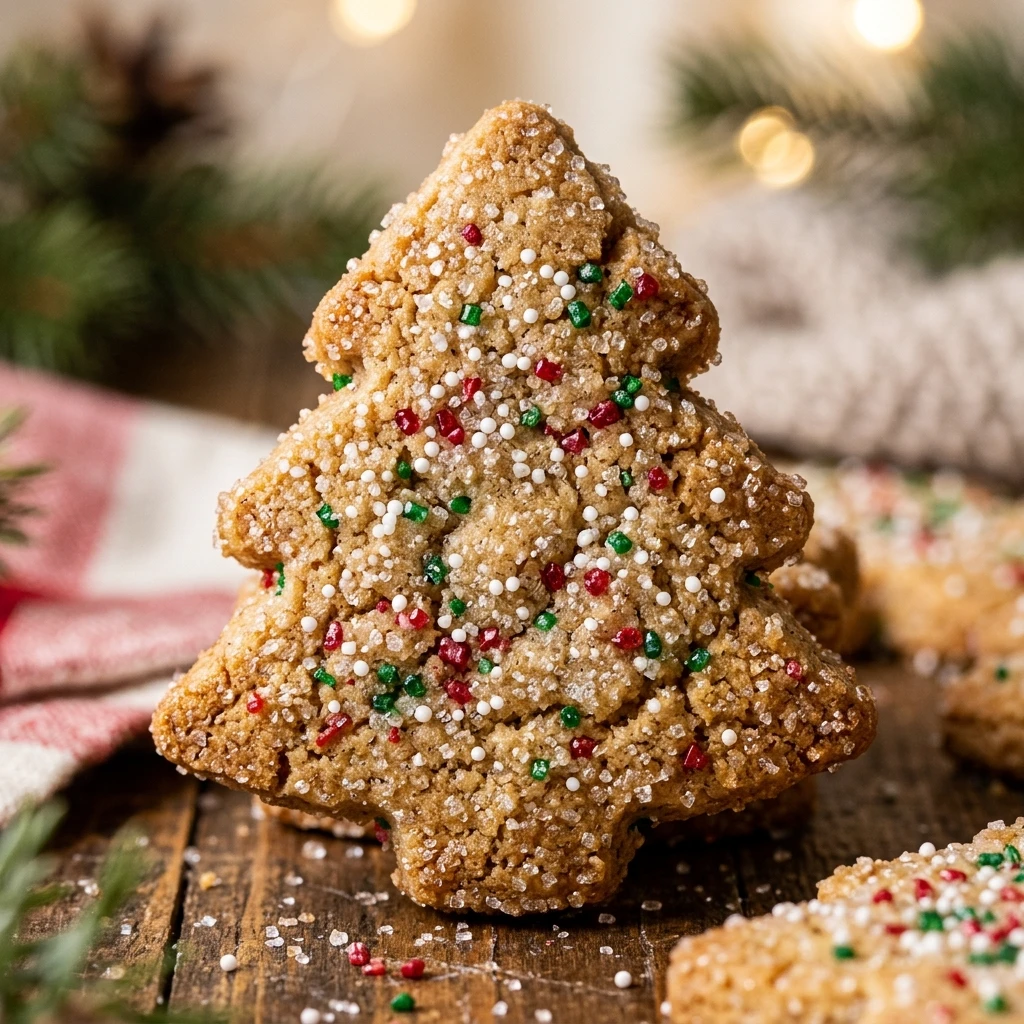 christmas tree butter cookies