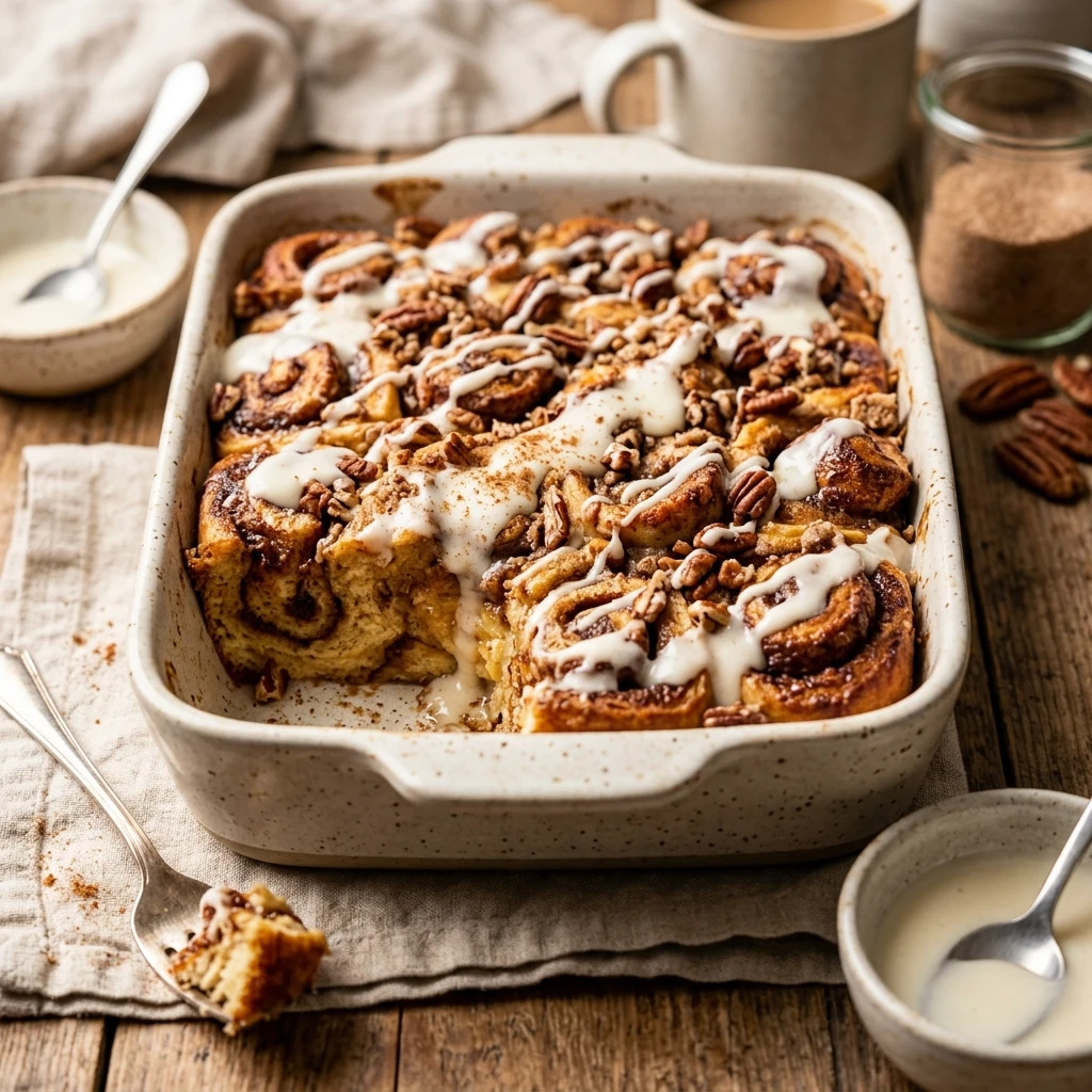 Cinnamon Roll French Toast Casserole