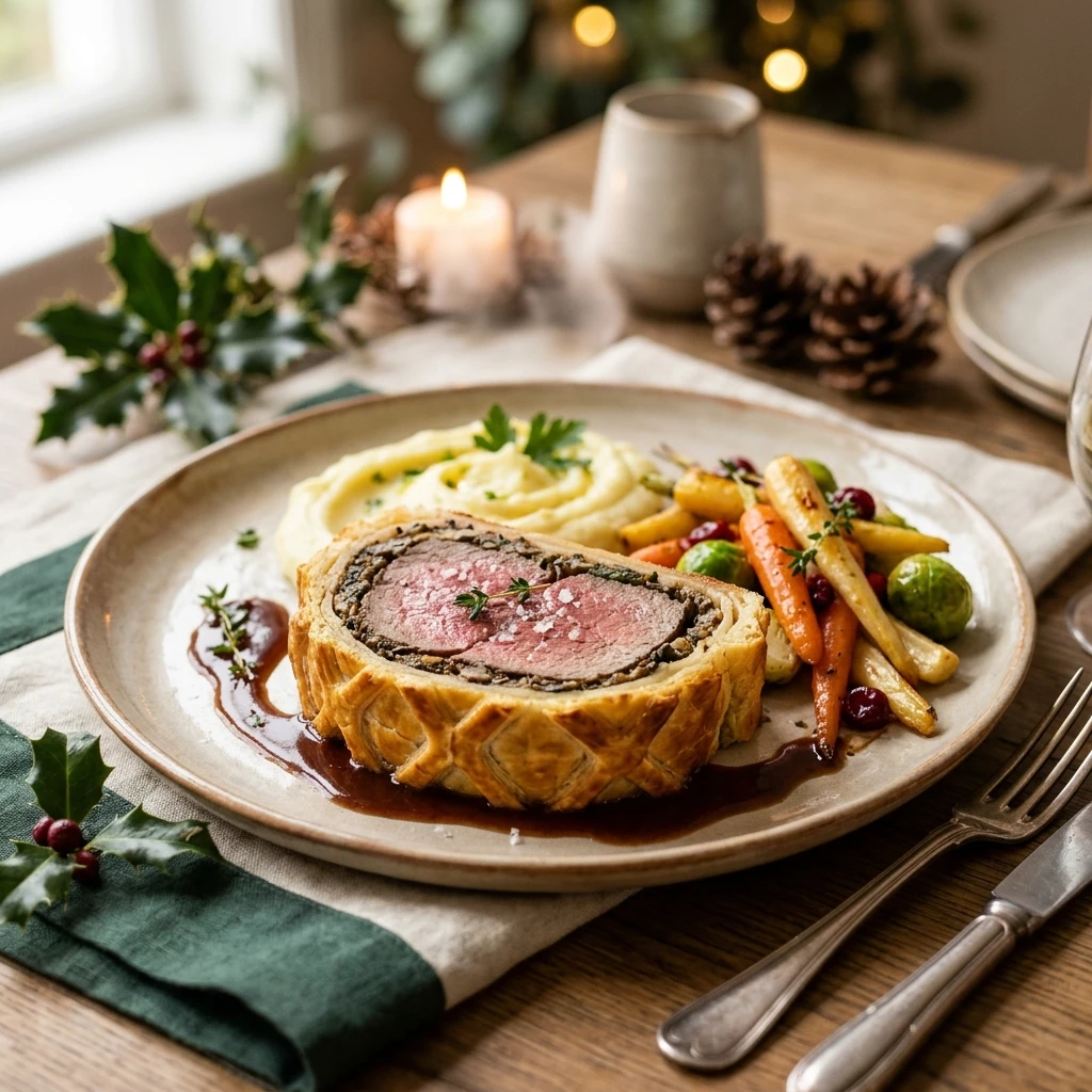 Classic Beef Wellington for Christmas Dinner