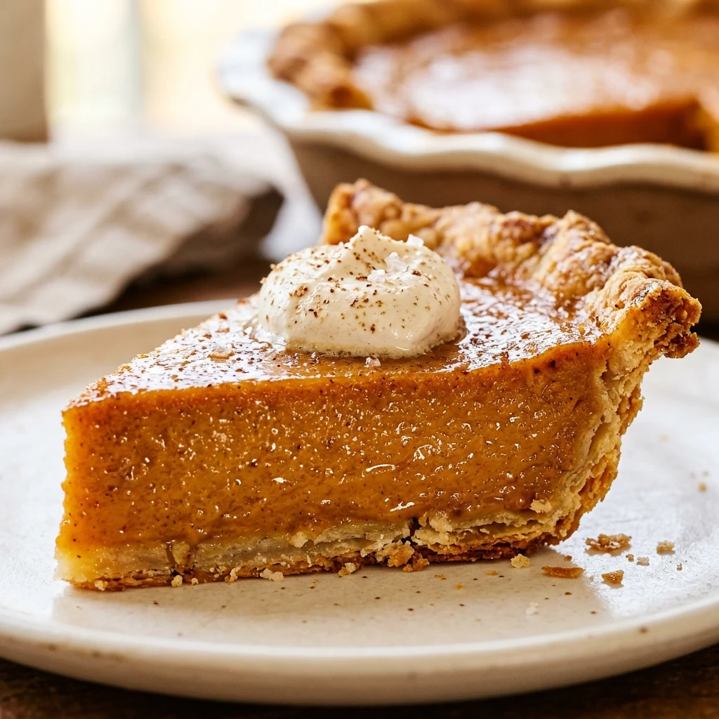 Classic Pumpkin Pie with Brown Butter Crust