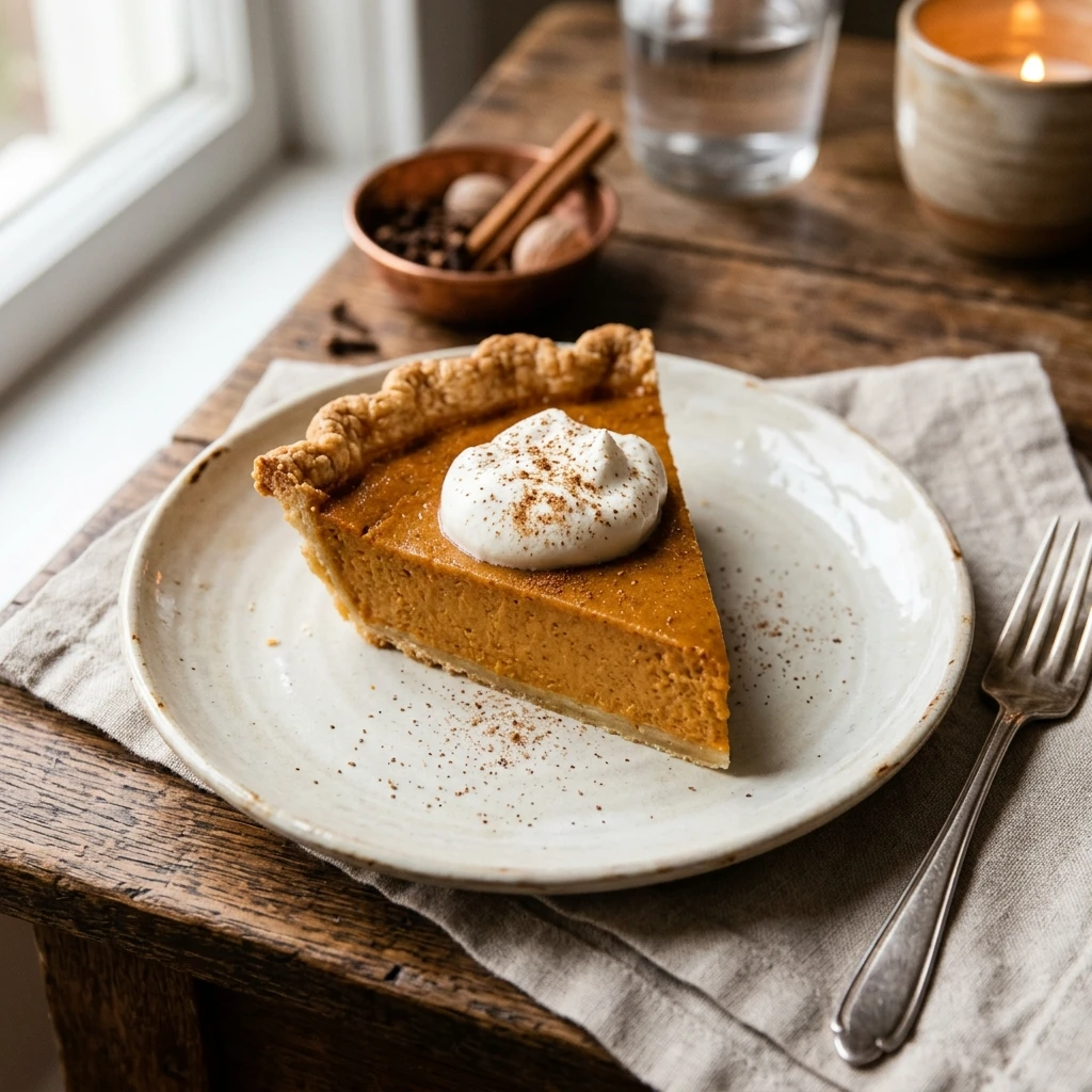 Classic Pumpkin Pie with Brown Butter Crust