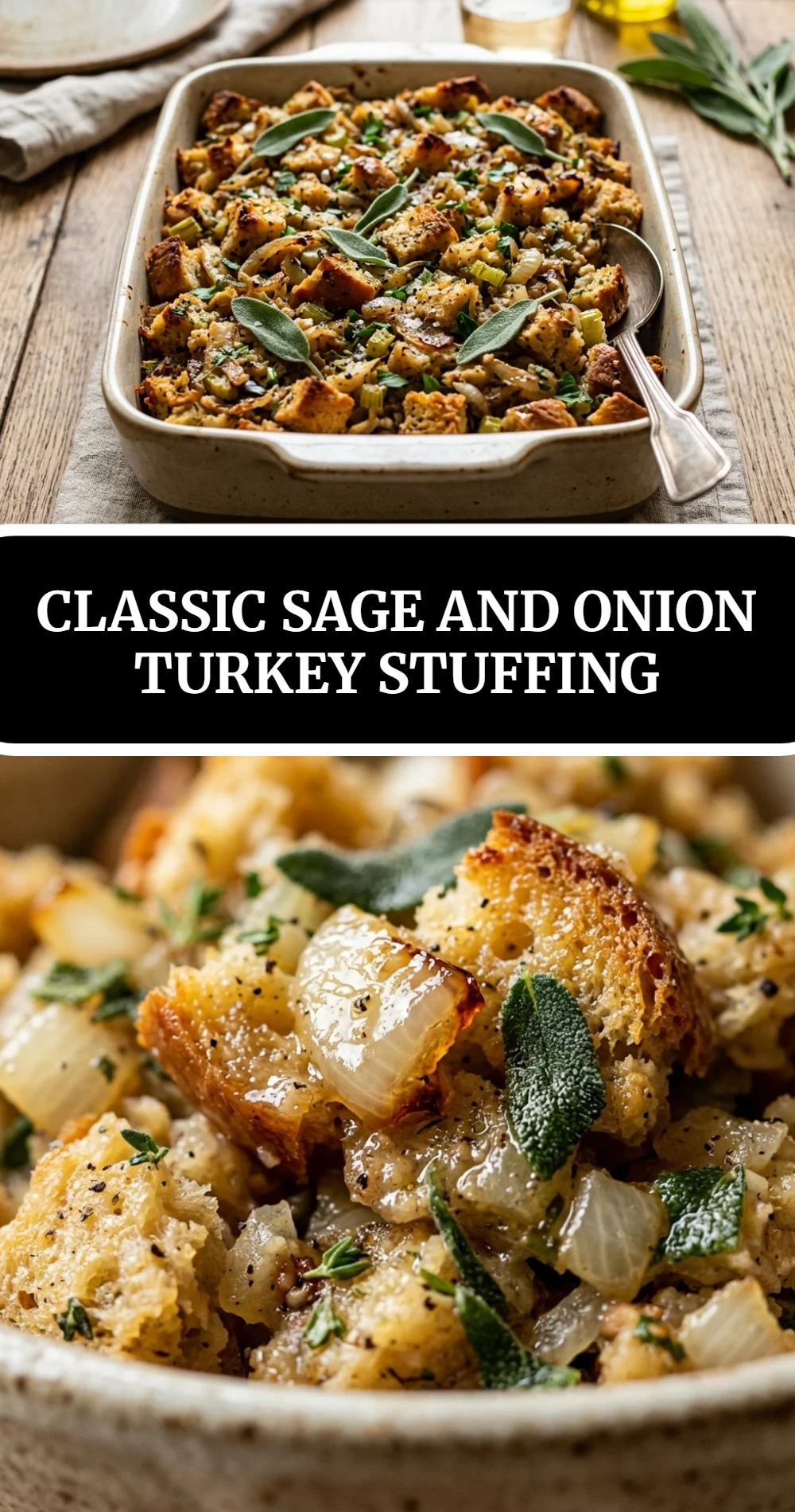 Classic Sage and Onion Turkey Stuffing