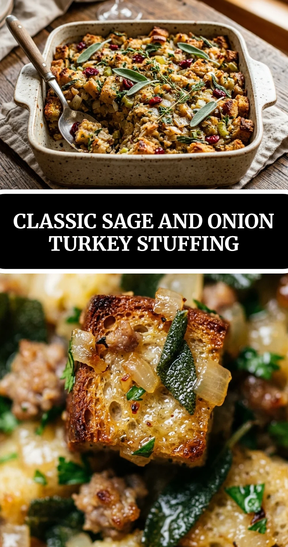 Classic Sage and Onion Turkey Stuffing