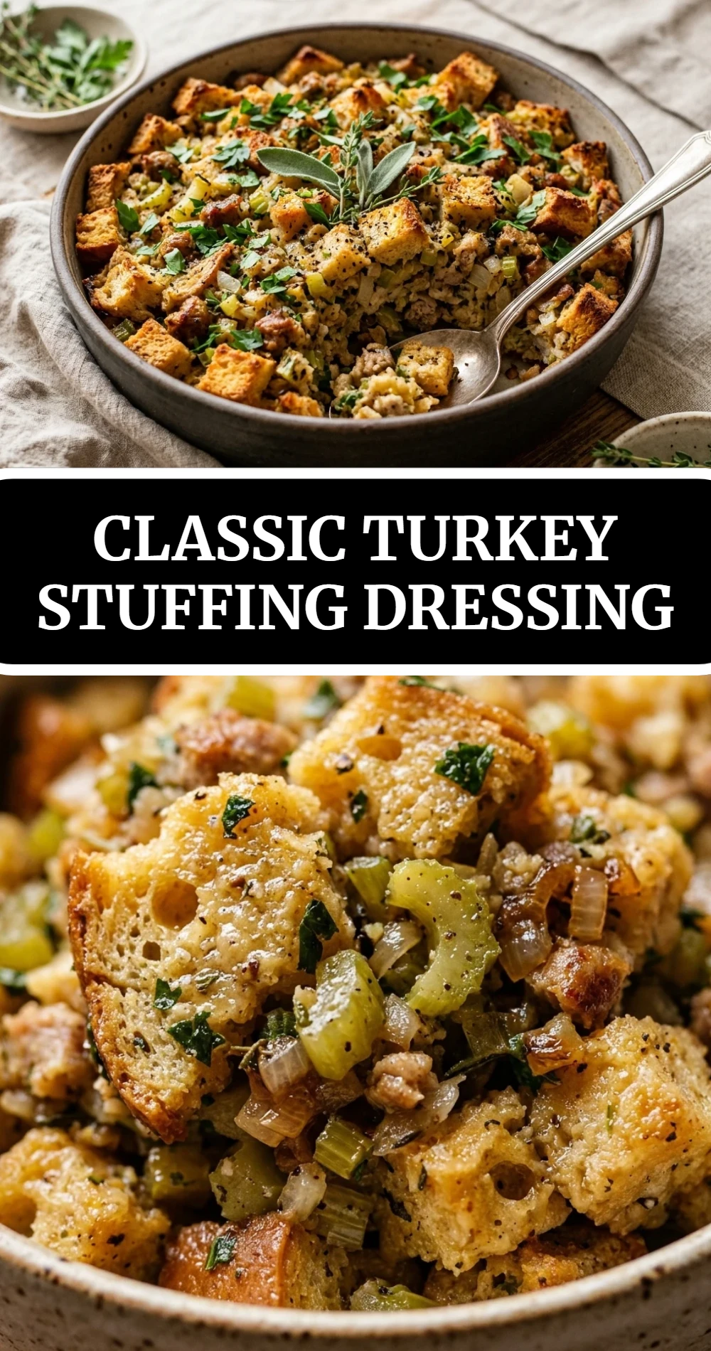 Classic Turkey Stuffing Dressing