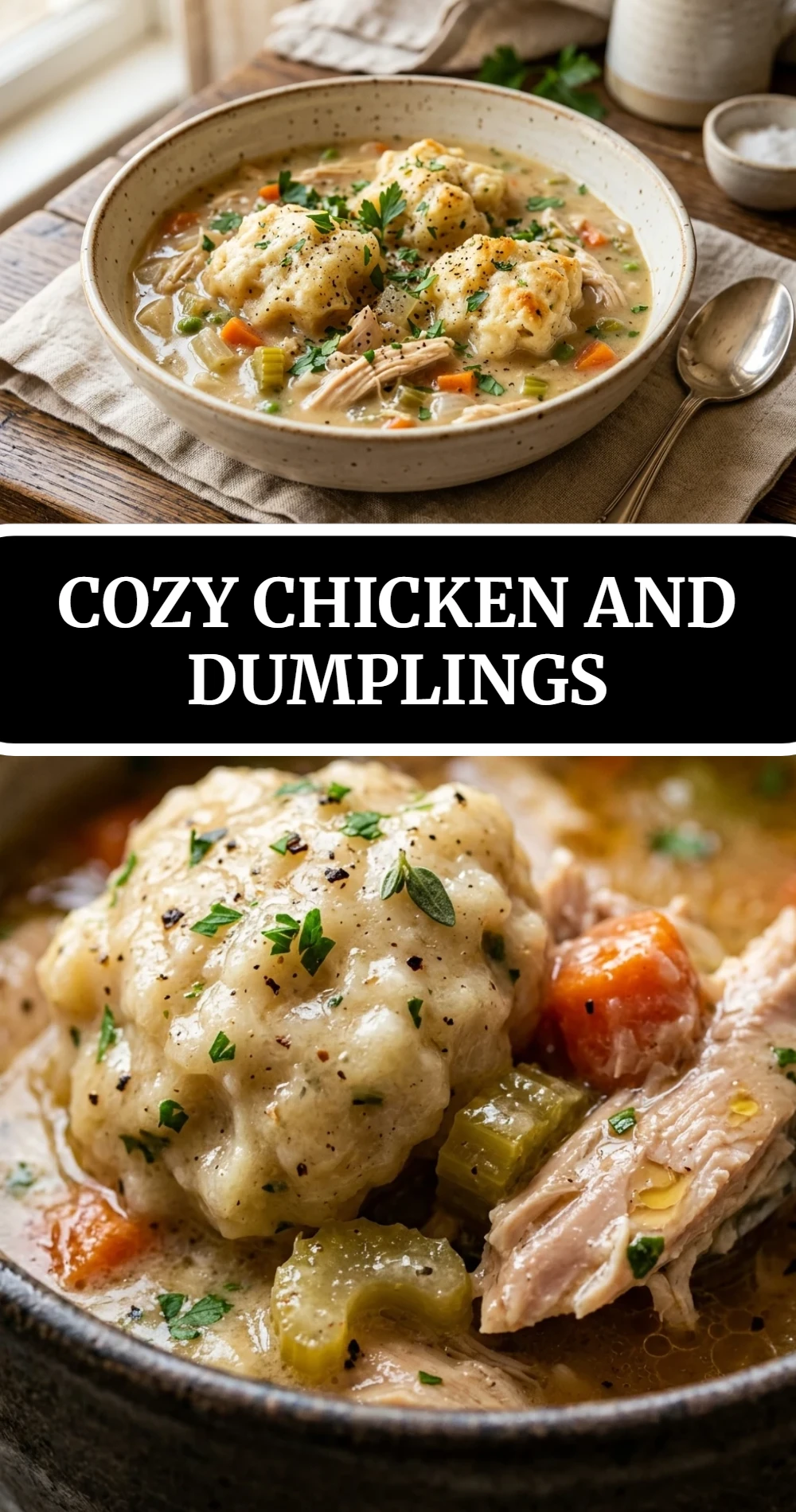 Cozy Chicken and Dumplings