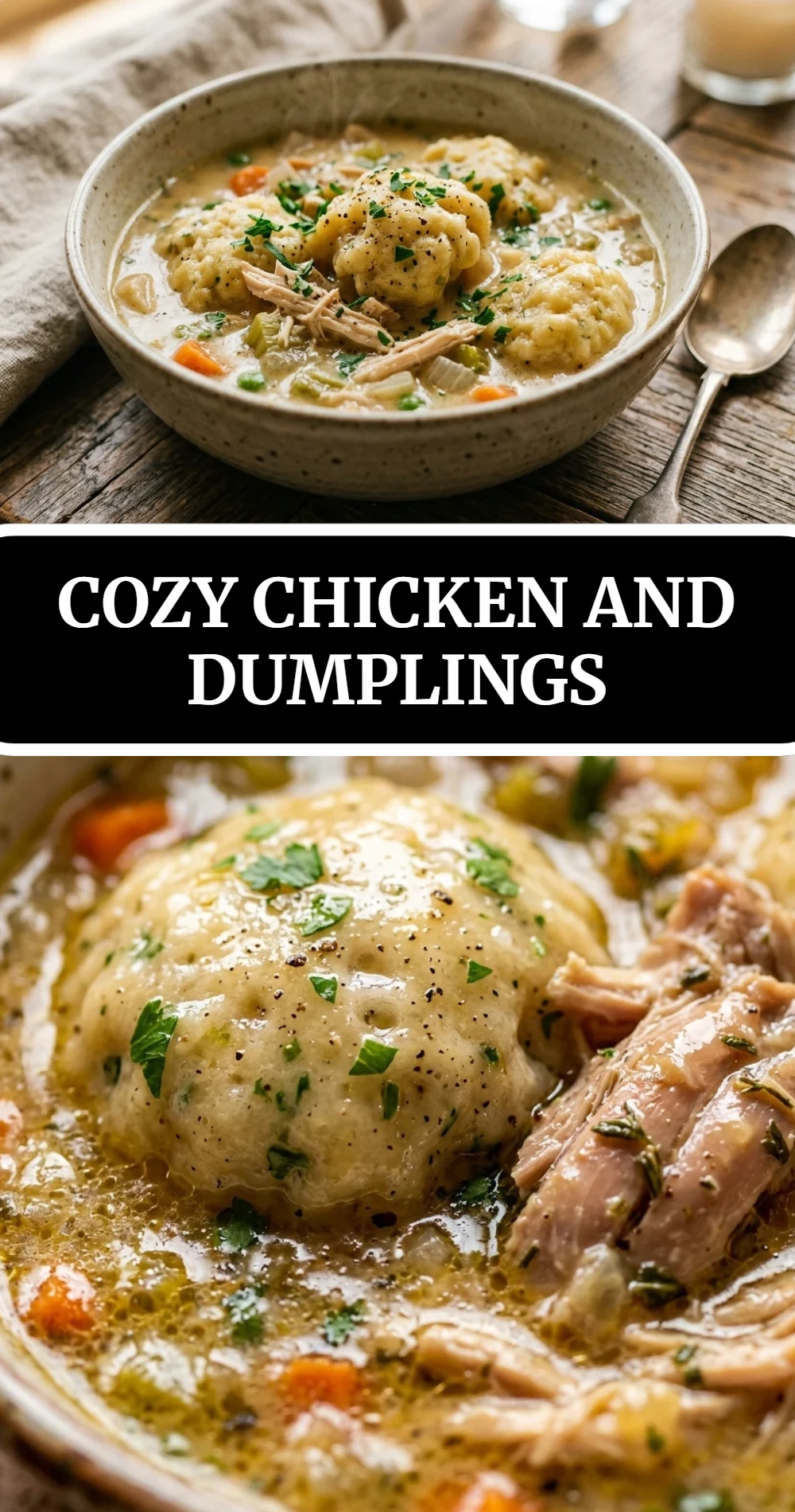 Cozy Chicken and Dumplings