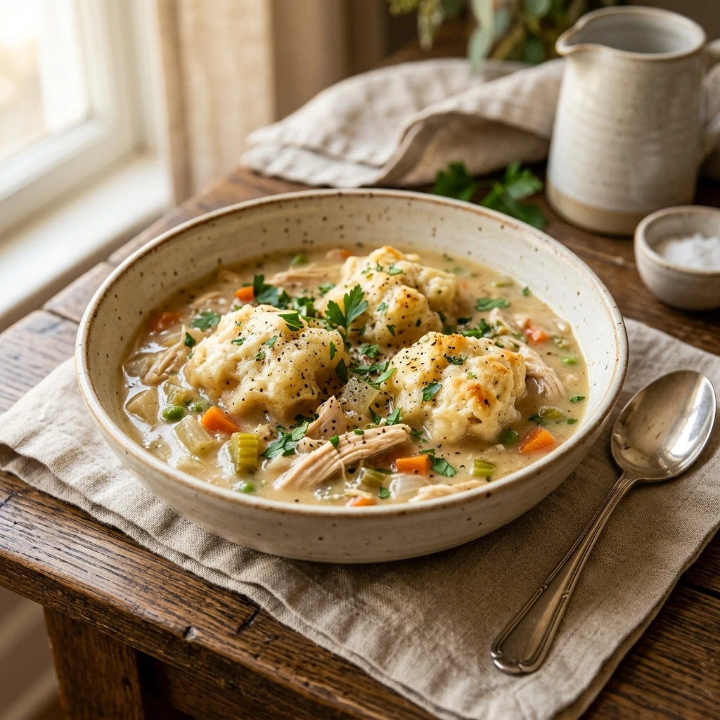 Cozy Chicken and Dumplings