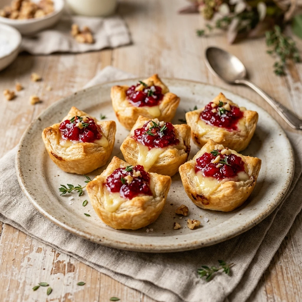 Cranberry Brie Bites