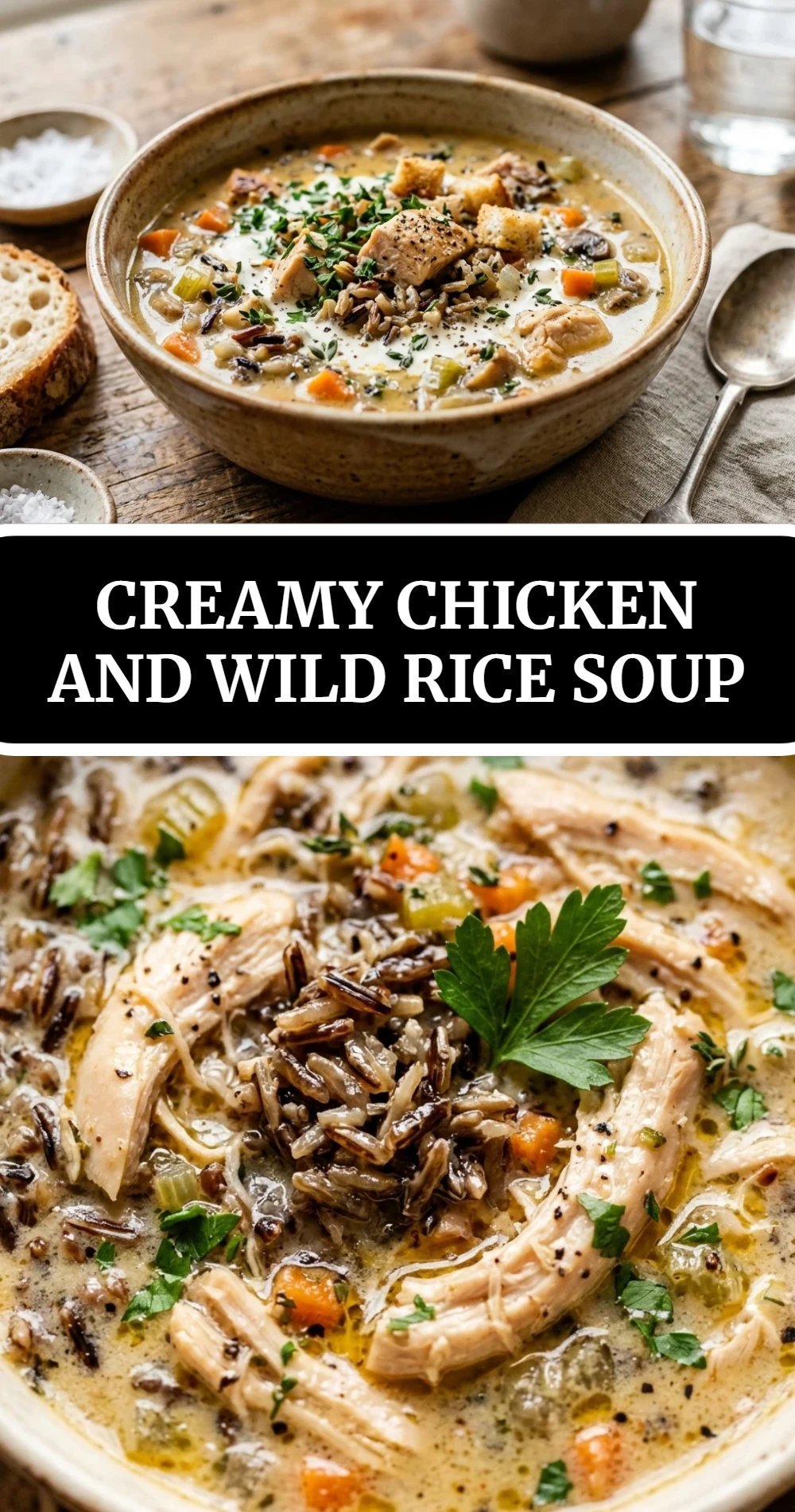 Creamy Chicken and Wild Rice Soup